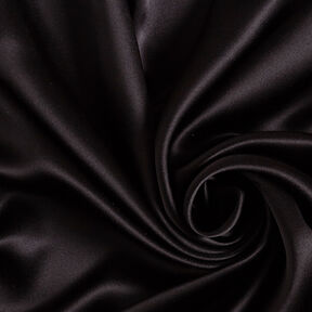 Seidensatin – schwarz, 