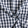 Baumwollstoff Vichykaro 1 cm – schwarzblau/weiss,  thumbnail number 3