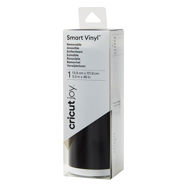 Cricut Joy Smart Vinylfolie matt [ 13,9 x 121,9 cm ] – schwarz,  image number 1