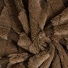 Kunstfell Bouclé Stoff Rauten – dunkelbraun,  thumbnail number 3
