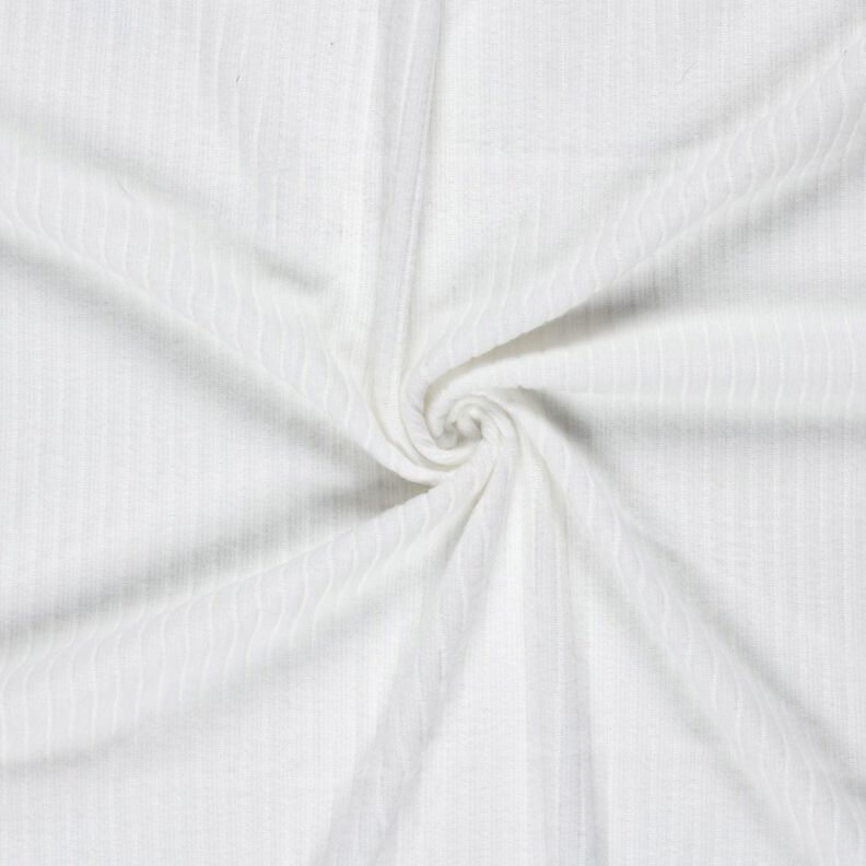 Superweicher Rippenstrick Uni – weiss,  image number 3
