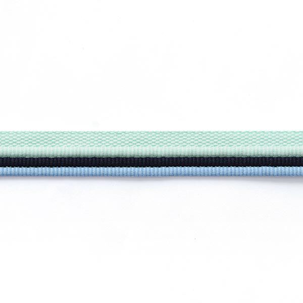 Paspelband Trio [ 15 mm ] – hellblau/mint,  image number 2