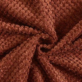 Polsterstoff weiches Strukturmuster – bronze, 