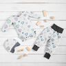 Baumwolljersey bunte Herzen – elfenbein,  thumbnail number 5