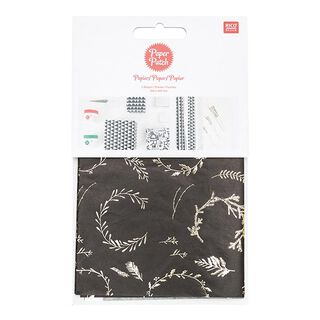 Paper Patch Set Kränze | Rico Design – schwarz, 