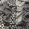 Chiffon abstrakte Kreise – weiss/schwarz,  thumbnail number 5