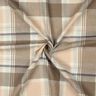 Leinen-Mix Karo bunt gewebt &ndash; taupe,  thumbnail number 3