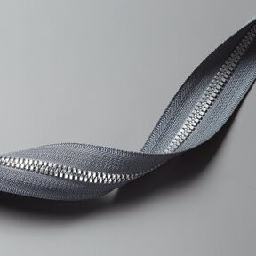 Reißverschluss teilbar | Metalloptik silber (182) | YKK, 