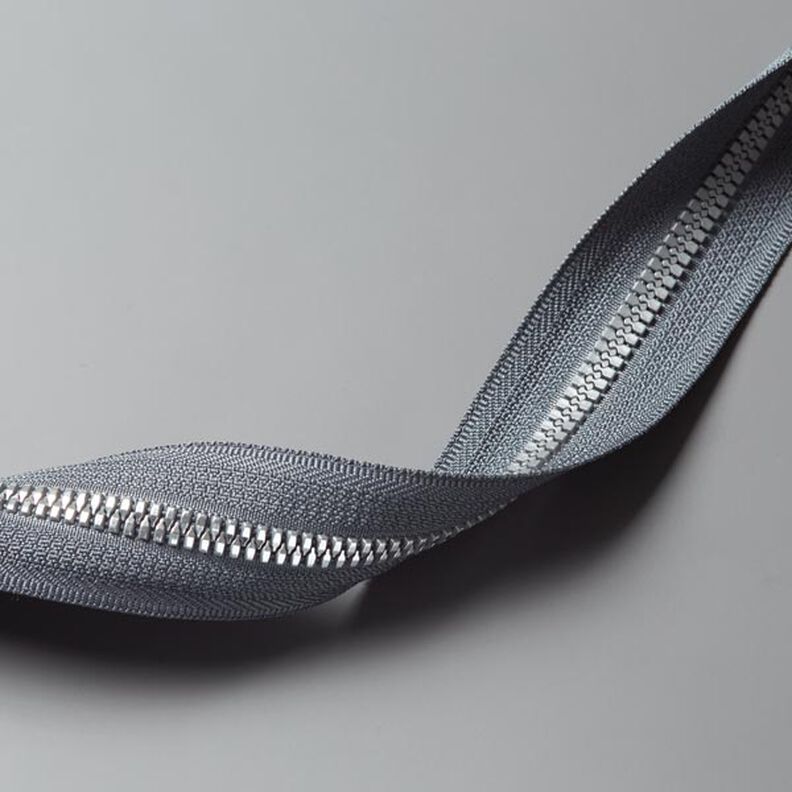 Reißverschluss teilbar | Metalloptik silber (182) | YKK,  image number 2