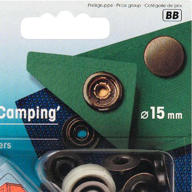 Druckknöpfe Sport & Camping [Ø 15 mm] - altgold metallic| Prym,  image number 2
