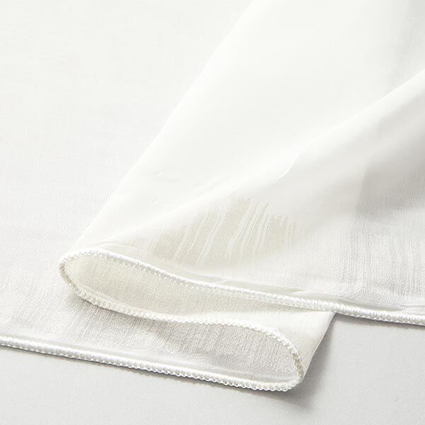 Gardinenstoff Voile zarte Streifen 295 cm – weiss/elfenbein, image number 6