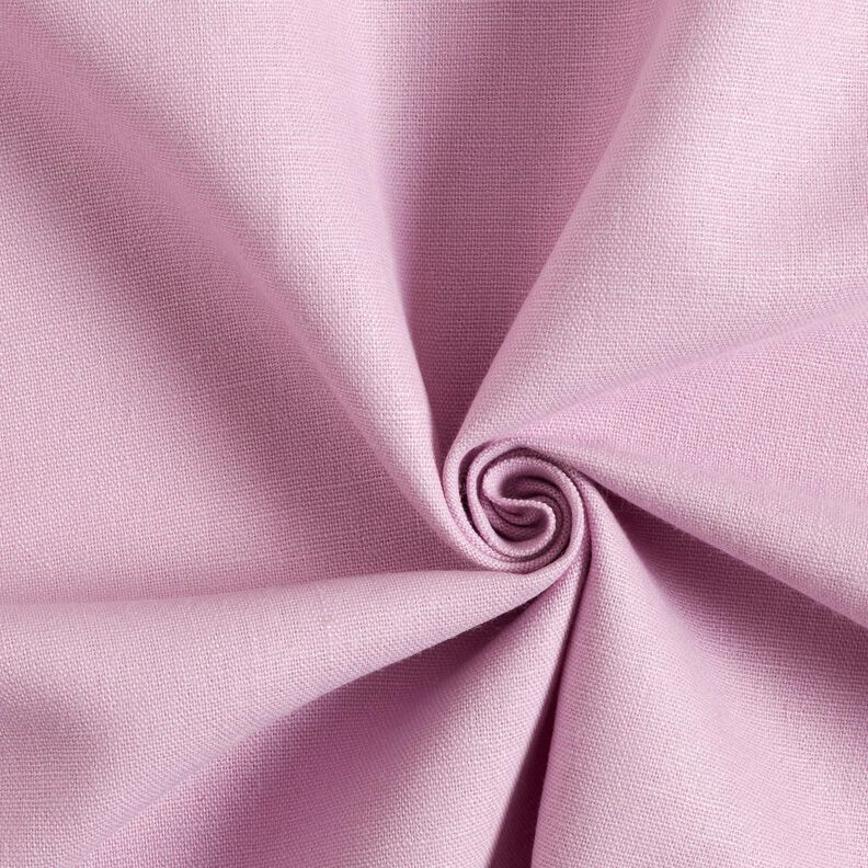 Reinleinen schwer Uni – pastellviolett,  image number 1