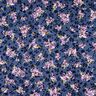 Stretch Satin Jacquard Blumensträuße – marineblau,  thumbnail number 1