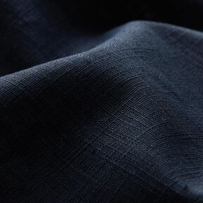 Leinenstoff Ramie-Mix medium – schwarzblau, 