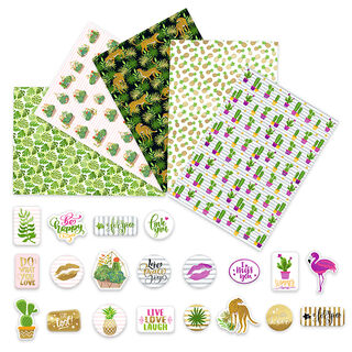 Designkarton mit Stickern Lifestyle, 