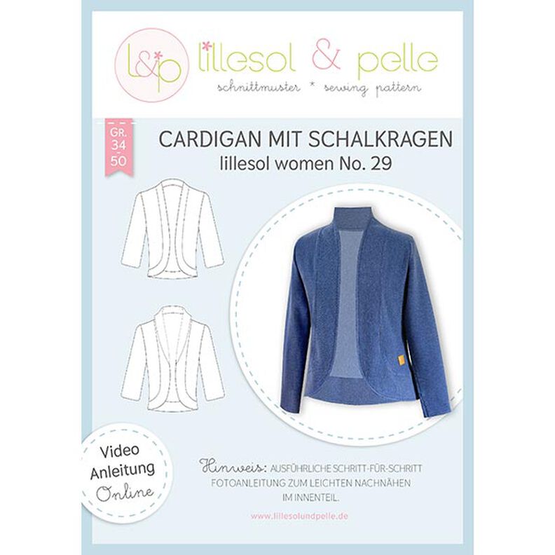 Cardigan mit Schalkragen | Lillesol & Pelle No. 29 | 34-50,  image number 1