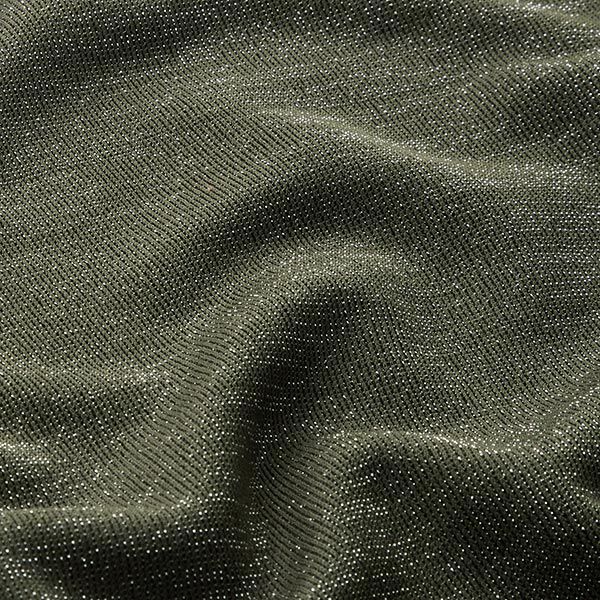 Jersey Glitzer Uni – dunkelpinie | Reststück 100cm
