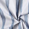 Dekostoff Halbpanama Wellenstreifen – blau,  thumbnail number 3