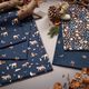 Popeline Waldtiere Digitaldruck – marineblau,  thumbnail number 7