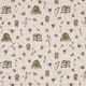 Dekostoff Halbpanama Bienen und Honig – natur,  thumbnail number 1