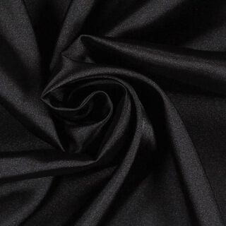 Stretch Satin – schwarz | Reststück 140cm