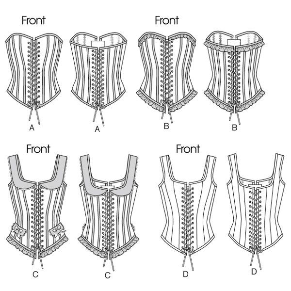 Korsett | Butterick B5662, image number 2
