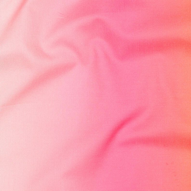 Batist Regenbogen-Farbverlauf | Poppy Fabrics – pink/weiss,  image number 2