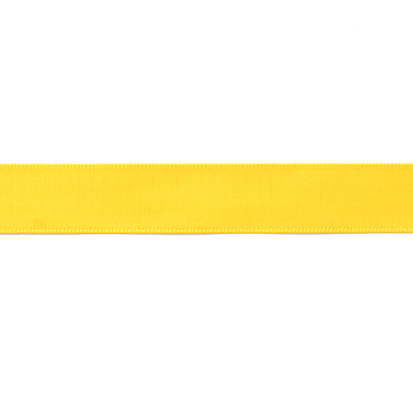 Satinband uni – gelb,  image number 2