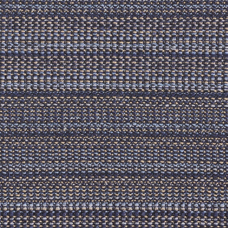 Mantelstoff Strukturiert Glitzergarn – nachtblau/düne,  image number 1