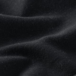 GOTS Baumwollbündchen | Tula – schwarz | Reststück 100cm