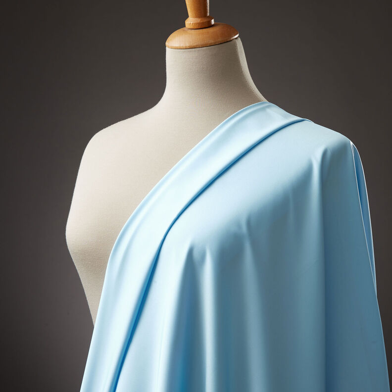 Mikrofaser Satin – himmelblau,  image number 8