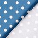 Baumwollpopeline große Punkte – jeansblau/weiss,  thumbnail number 6