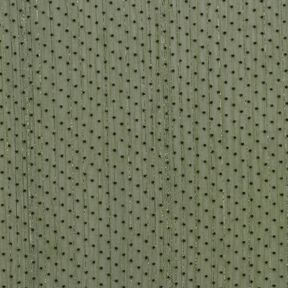 Chiffon Glitzerstreifen und Pünktchen – khaki, 