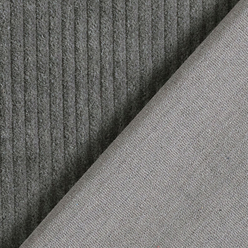 Breitcord vorgewaschen Uni – dunkelgrau,  image number 3