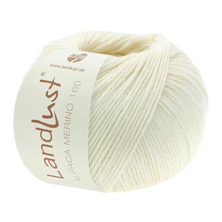 LANDLUST Alpaca Merino 160, 50g | Lana Grossa – weiss, 