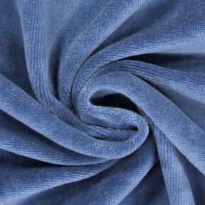 Nicki Stoff Uni – stahlblau, 