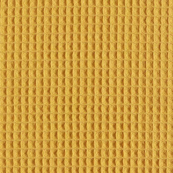 Waffelpiqué – currygelb | Reststück 50cm