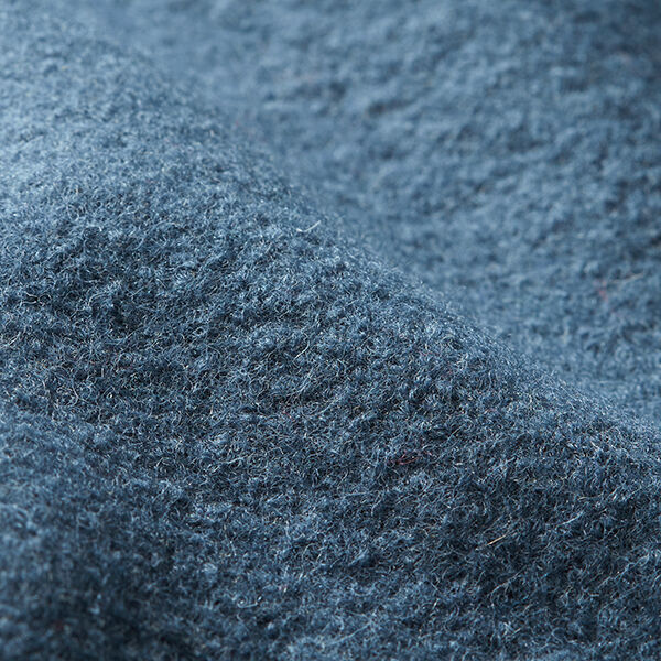 Woll-Walkloden – jeansblau | Reststück 50cm