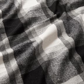 Mantelflanell Karo | Katia Fabrics – nebelgrau/altsilber, 