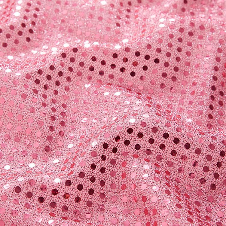 Paillettenstoff kleine Punkte – rosa,  image number 2
