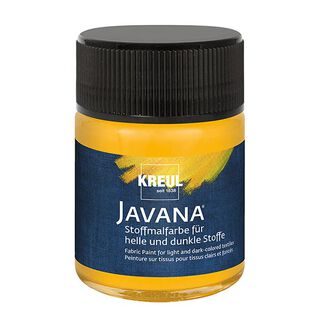Javana Stoffmalfarbe für helle und dunkle Stoffe [50ml] | Kreul – sonnengelb, 
