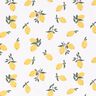 Baumwolljersey grosse Zitronen – elfenbein/gold,  thumbnail number 1