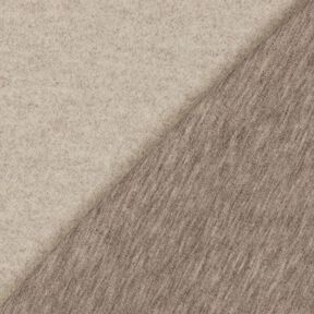 Doubleface Melange – natur, 