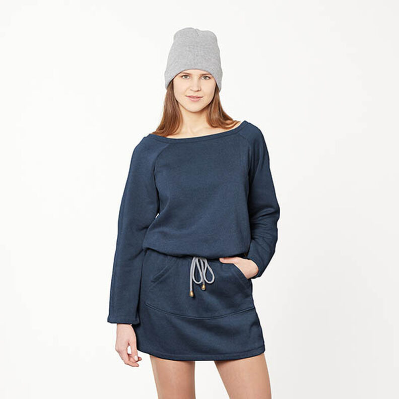 Sweatshirt angeraut Premium – schwarzblau,  image number 5