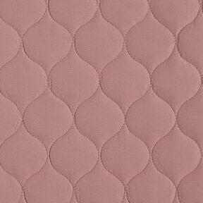 Steppstoff Kreismuster – altrosa, 