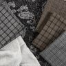 Mantelstoff Paisley und Pailletten – anthrazit/hellgrau,  thumbnail number 4