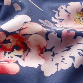 Softshell Blumen – indigo/rosa, 