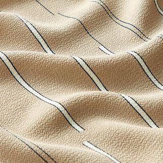 Crêpe Georgette Längsstreifen – sand, 