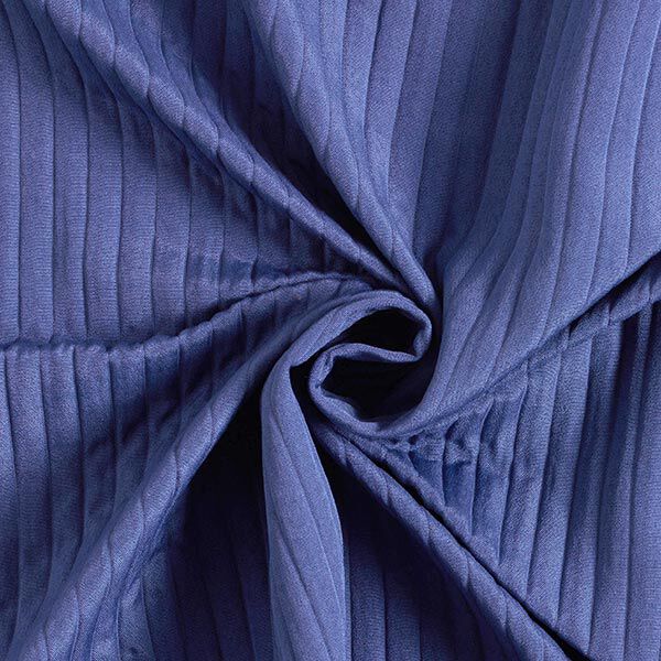 Stretch Jacquard 3D Streifen | Fibre Mood – jeansblau,  image number 4