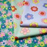 Beschichtete Baumwolle Pastellblumen | Poppy Fabrics – grasgrün/rosa,  thumbnail number 6